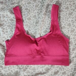Jessica Simpson Red Pink Bralette Large